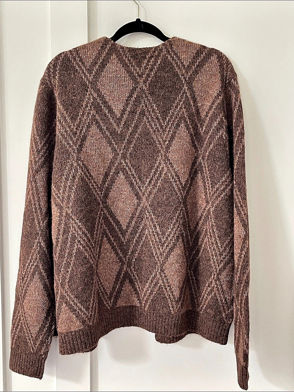 Gap Geometric Cardigan Brown Large NWT - Picture 2 of 7